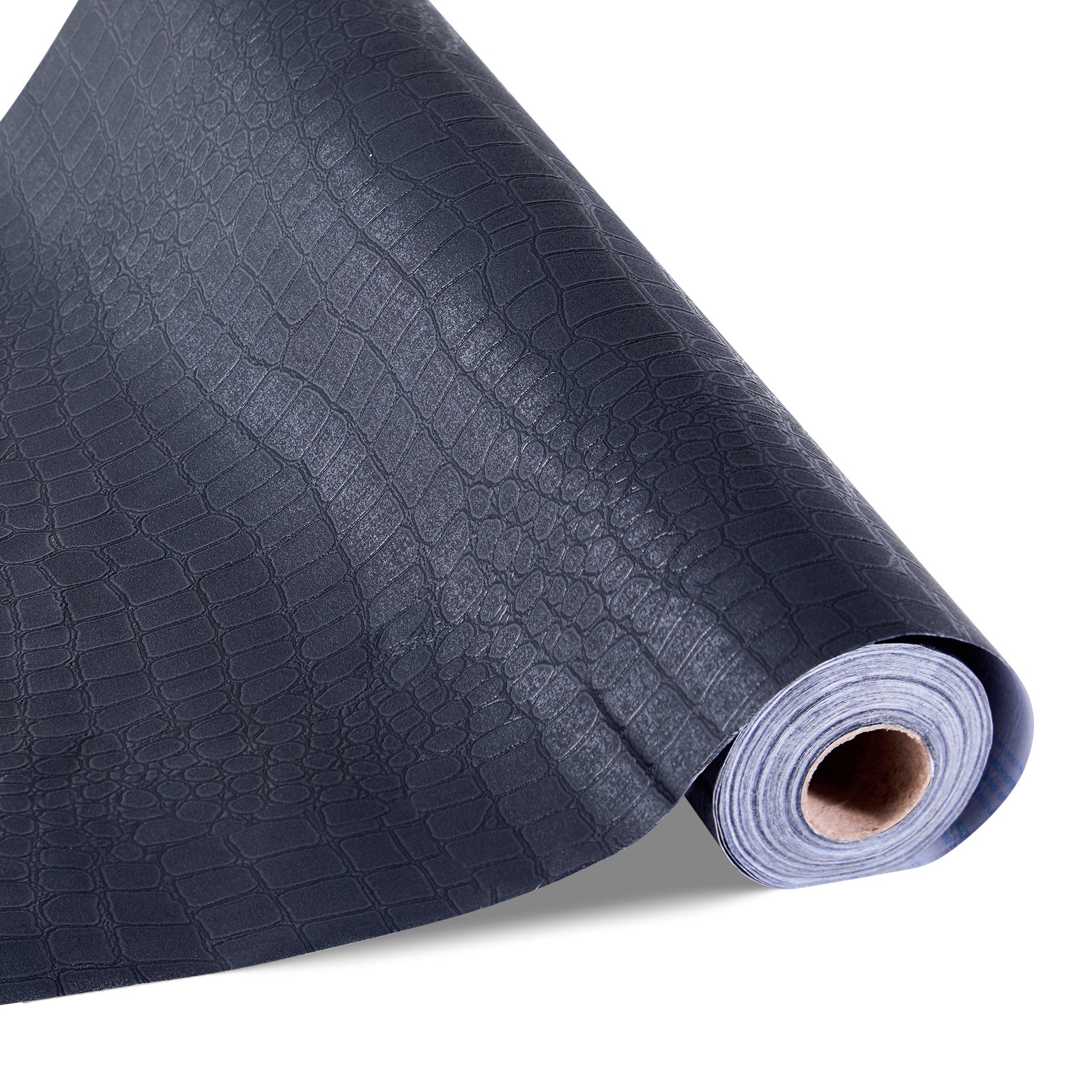 Folia samoprzylepna do tapet VEVOR 40 cm x 10 m Naklejka ścienna na meble Winylowa czarna