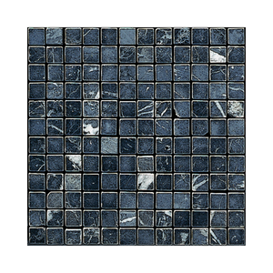 Mosaïque En Marbre Noir Mat - 75x150 Mm - épais 10 Mm - Pour Sol, Mur, Cuisine Et Douche - WBF-45-M430