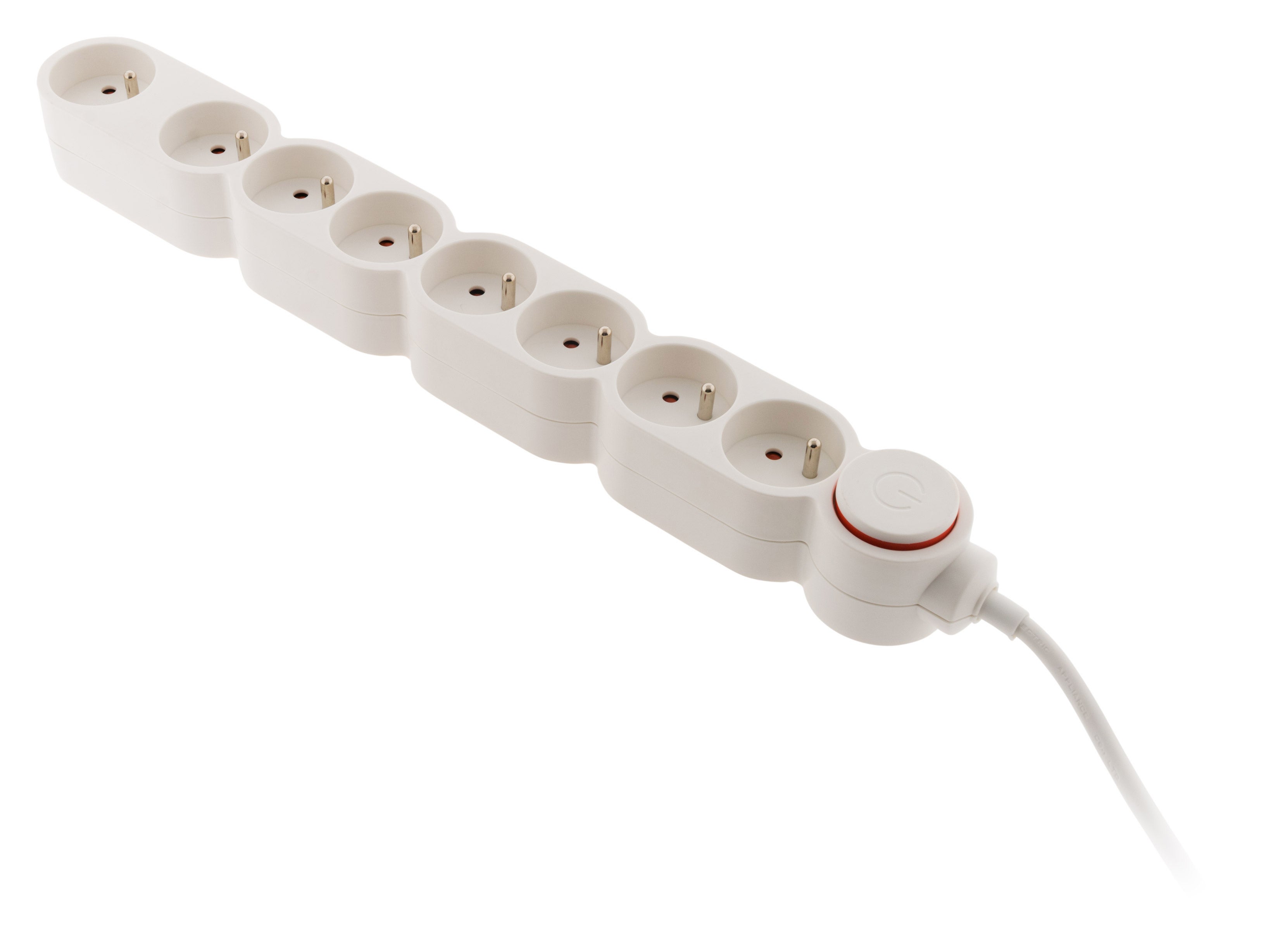 Bloc Home 8 prises 16A 2P+T câble 1,5m - Blanc - Zenitech - 4