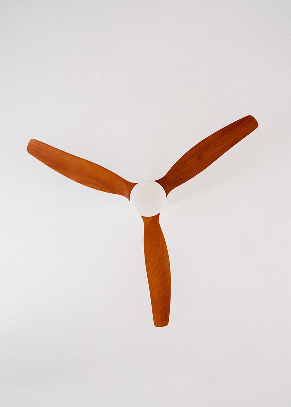 WIND CALM NATURAL WOOD M - Ventoinha de teto 40W silencioso 100% madeira - Com luz - sem wifi - 6