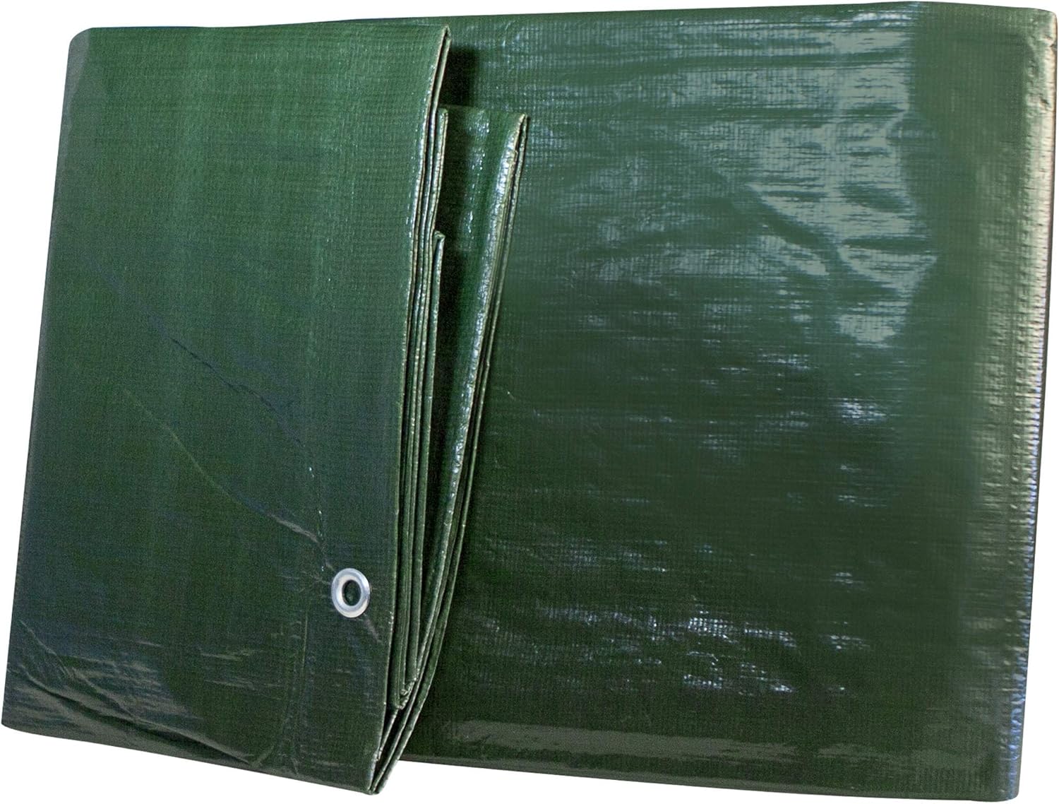 Lekka plandeka ochronna - 80 g/m² - 3x5 m - Zielona