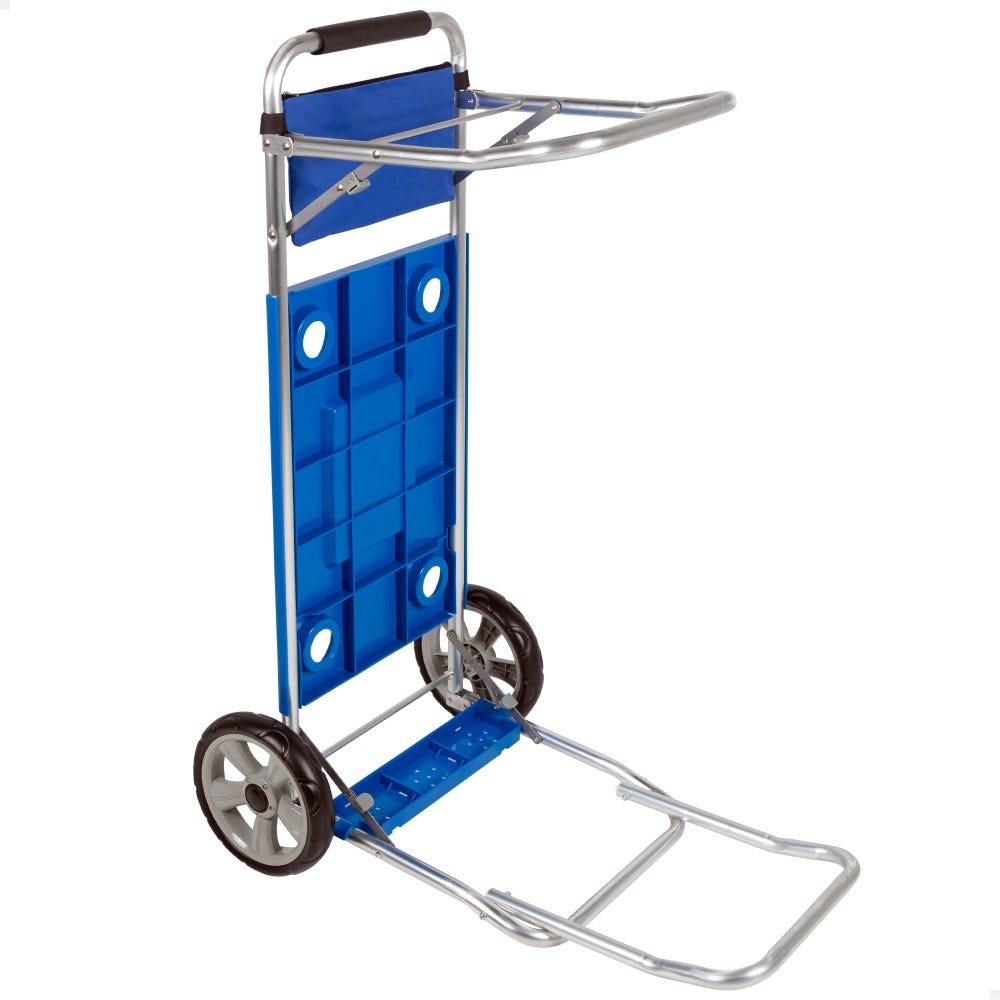 Carrello pieghevole per sedia e tavolo con ruote e copertura Carrello pieghevole per sedia e tavolo con ruote e copertura