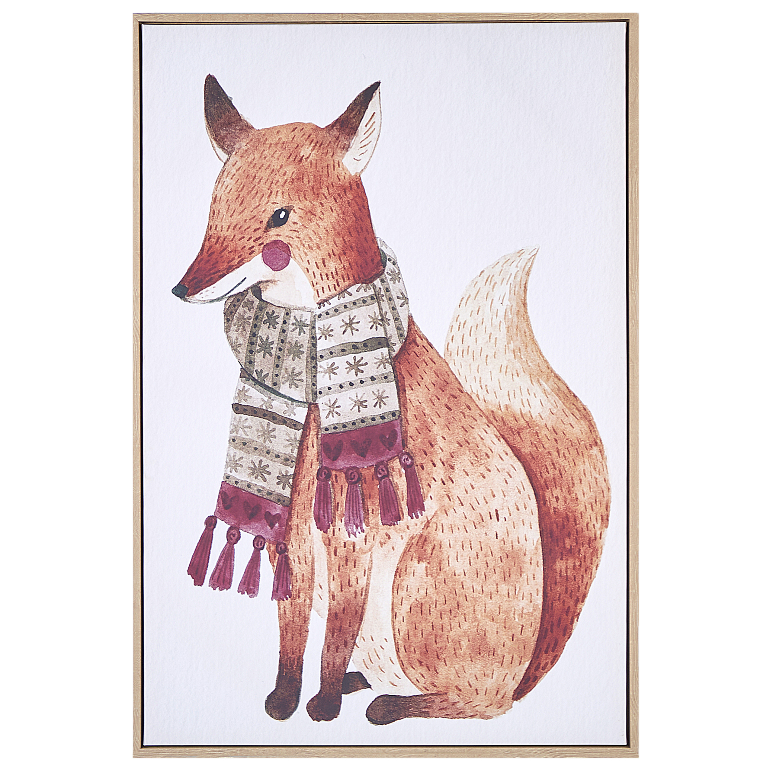 Canvas MUCCIA Motiv animalier 63 x 99 cm Maro