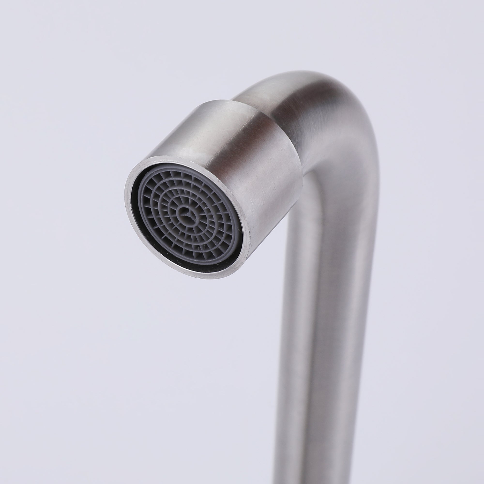 SUMERAIN Robinet de Cuisine Rabattable Pivotant à 360°, Robinet en Acier Inoxydable pour Eau Froide Seulement - 8