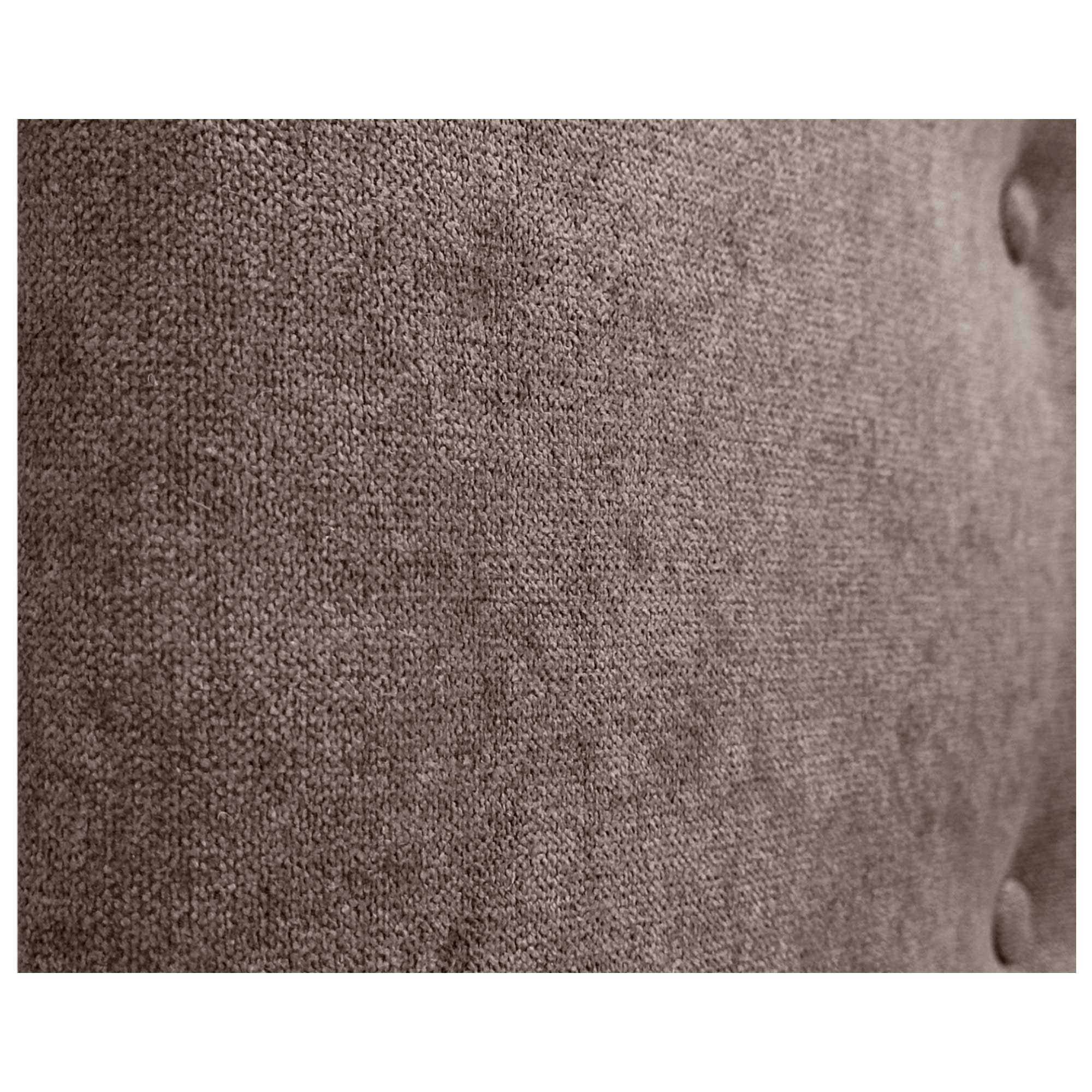 DHOME Cabecero de Tela AQUALINE Pro con 2 hileras de Botones Cabezal tapizado Cama Lujo (Marrón, 150cm) - 2