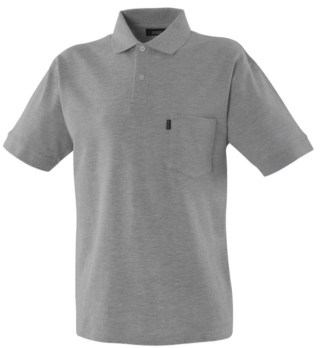 Polo Coton-Gris acier-XS