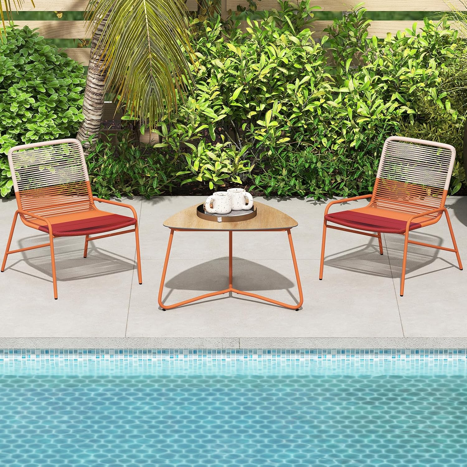 Piccolo Balcone Poltroncine Per Balcone Arredo Giardino Tavolo Con