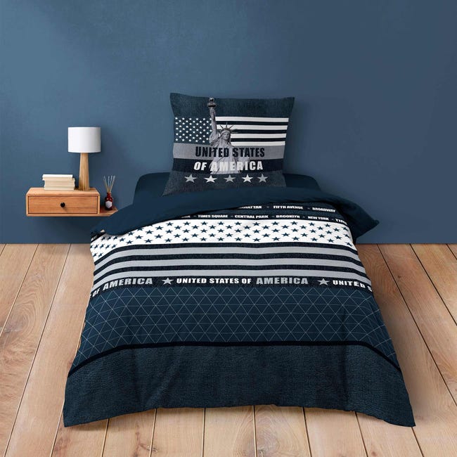 Parure Lit Housse De Couette Ado Garcon 140x200 Parure Lit Housse