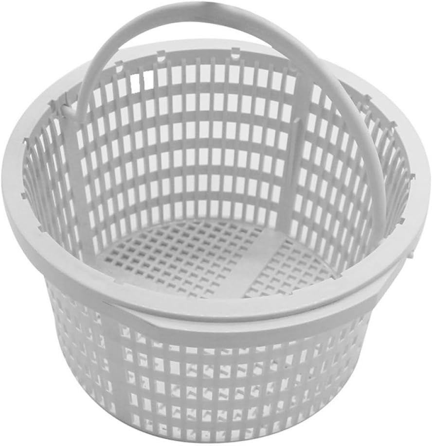 Okrągły koszyk do skimmera basenowego - Średnica 18.8 cm - Biały