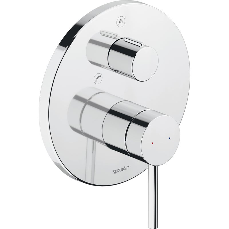 Bateria wannowa Duravit Circle chrom jednouchwytowa 2 tryby wylewki