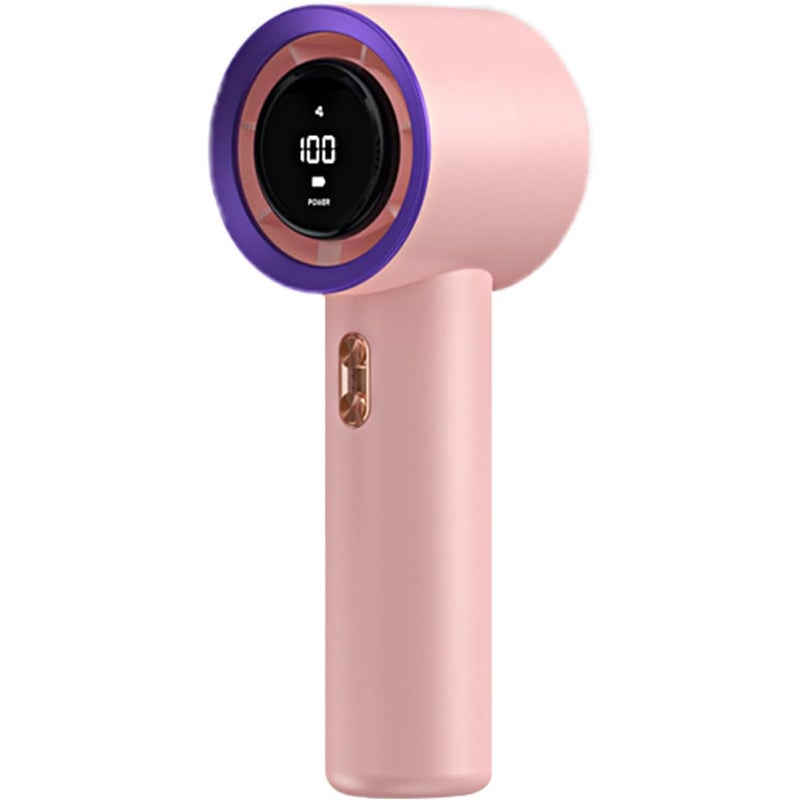 Przenośny schładzacz powietrza, wentylator ładowalny - 3 regulowane prędkości wiatru, 3000 mAh - Różowy, 61 x 43 x 158 mm