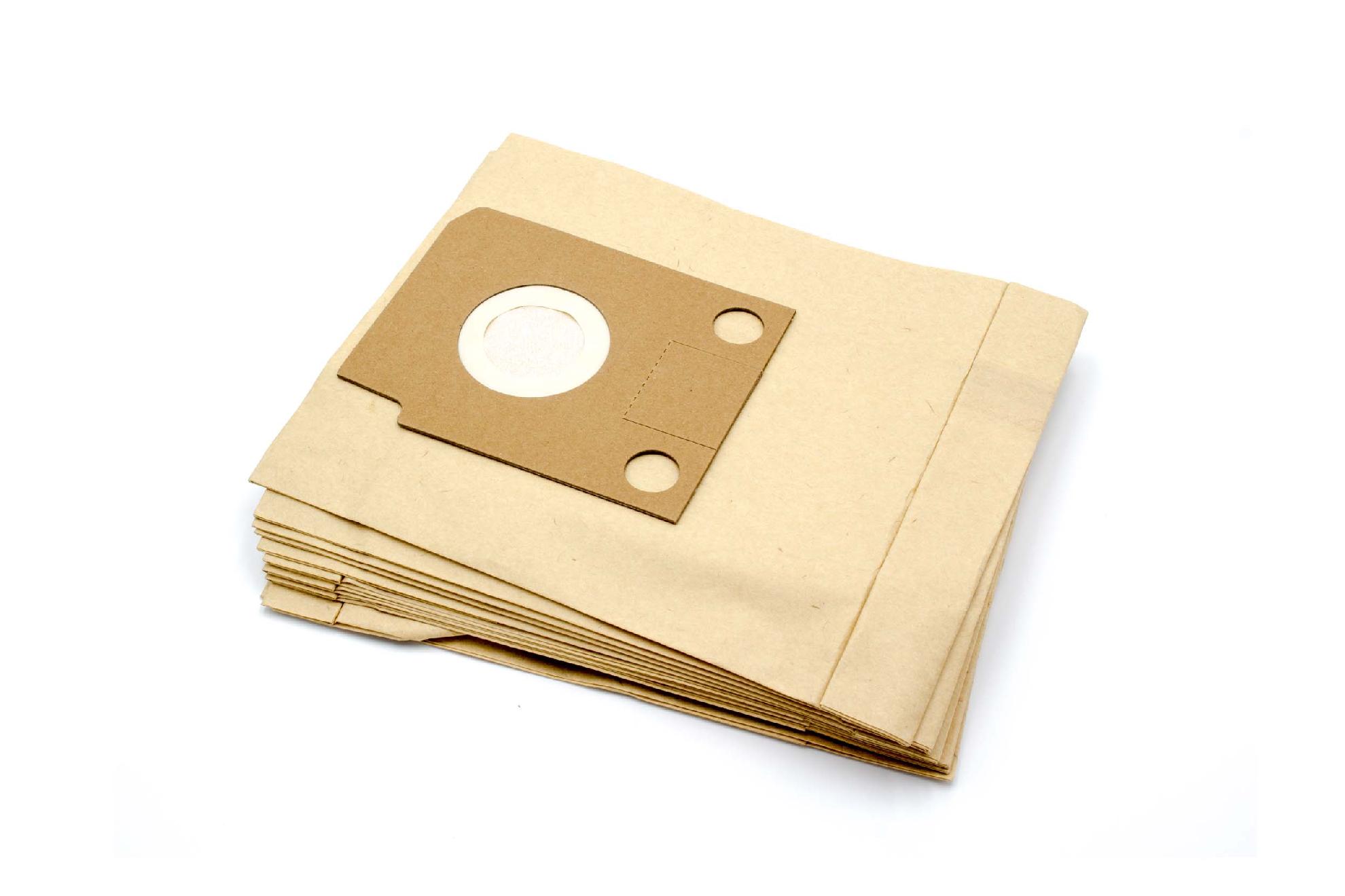 vhbw 10x Sacs compatible avec Hoover SC 344 Alpina, SC 320 / SC320, SC 282 Alpina aspirateur - papier, 26cm x 21cm couleur sable - 2