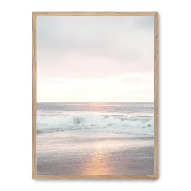 Tableau Coucher de soleil sur la plage iii | Leroy Merlin