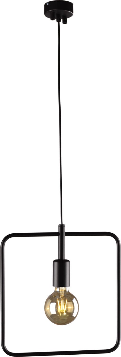 Lampa wisząca Tobik czarna 1xE27x60W wym: 90 x 30 x 8 cm metal Kaja