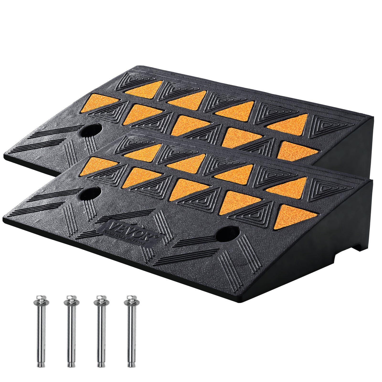 2x Podjazd progowy Podjazd krawężnikowy gumowy 50x32x11cm 5T VEVOR