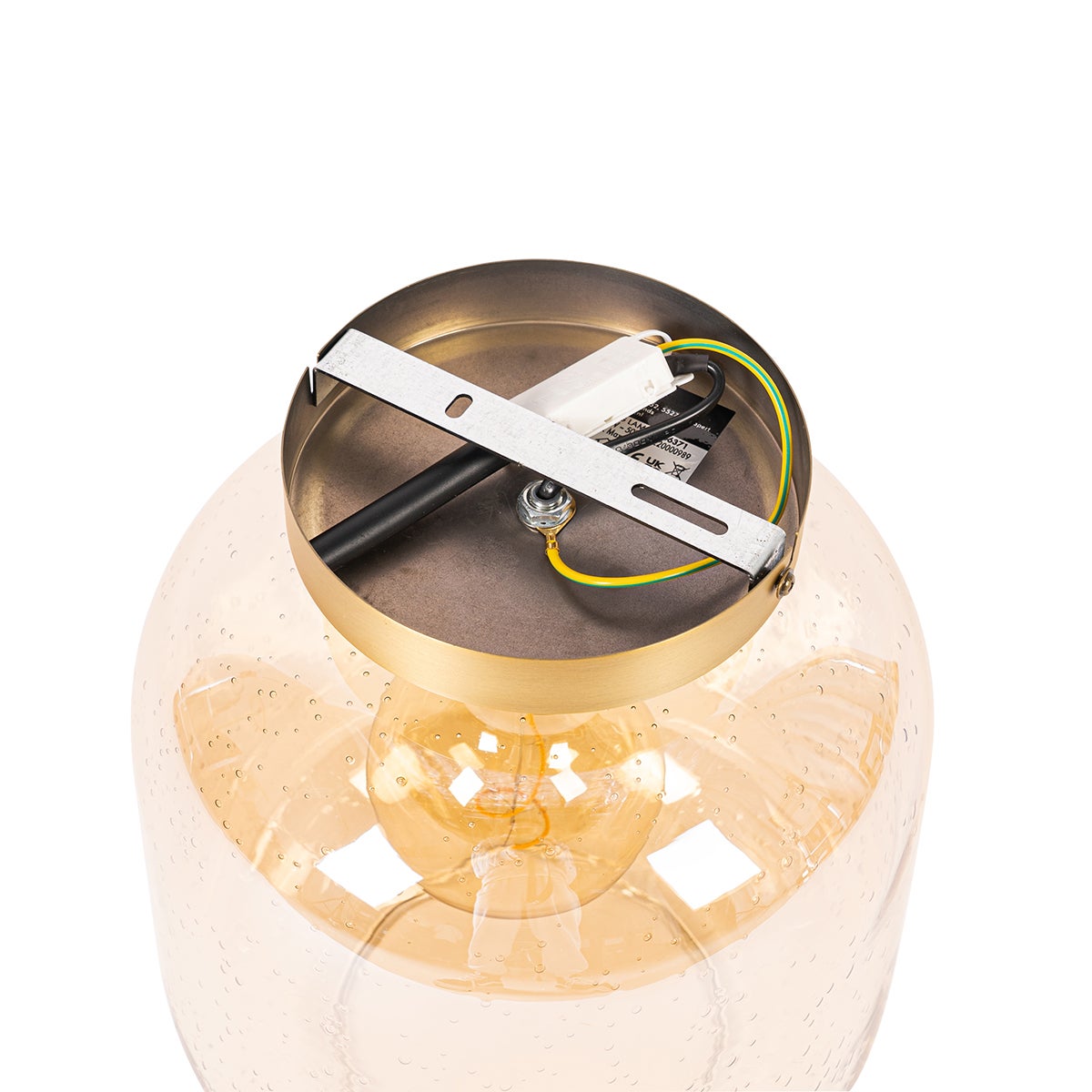 Qazqa design plafonnier - Zuzanna - orange, rond, max. 40w, e27, 25cm, idéal pour la chambre et le salon - 9
