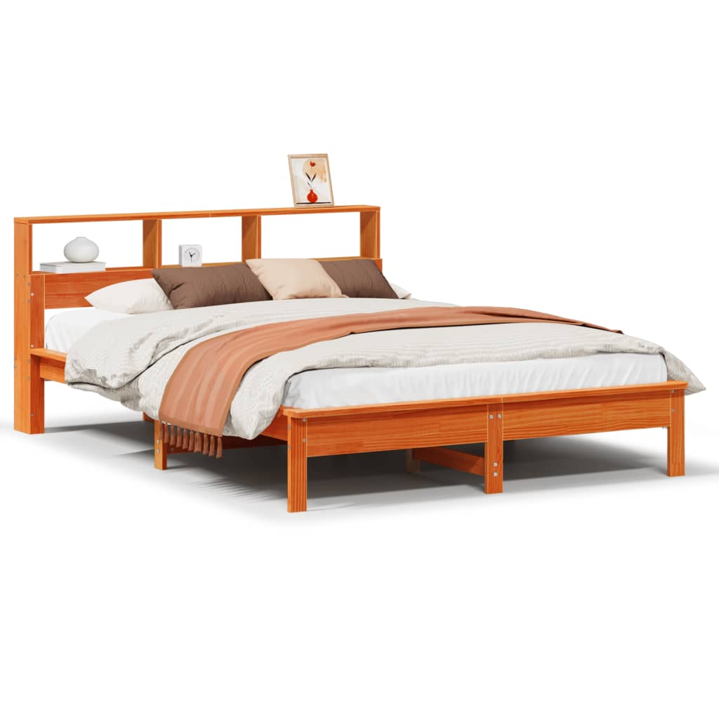 Łóżko Drewniane Rama Łóżka Sofa Brązowe Do Sypialni Pokoju 120x200 cm
