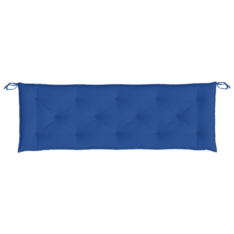 Coussin de banc de jardin bleu 150x50x7 cm tissu oxford - 4