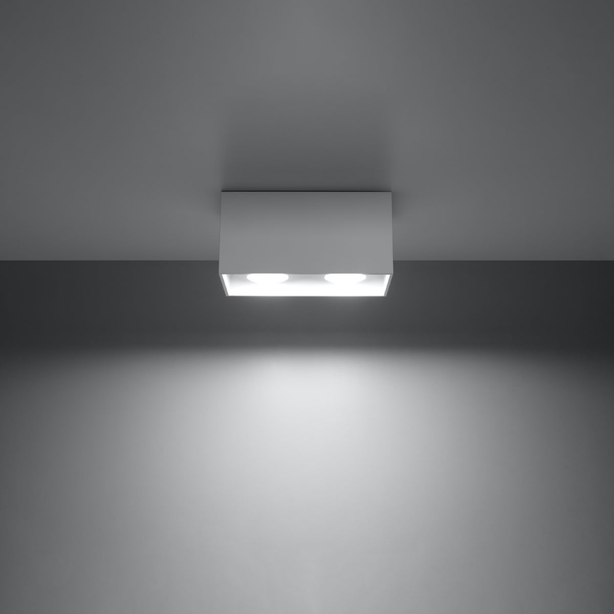 Plafon QUADX MAXI biały LED 3000K - 20x10x10cm Sollux
