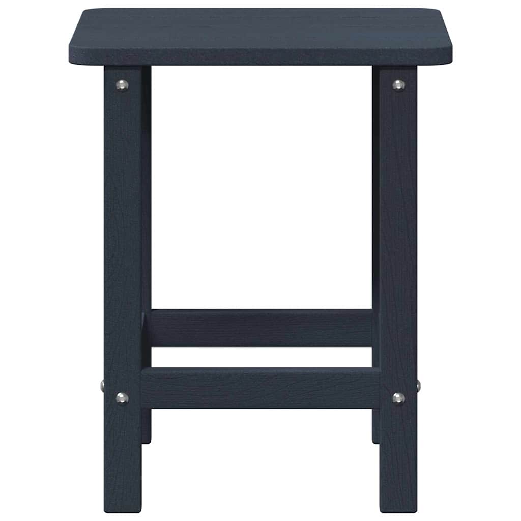 vidaXL Table d'appoint Bleu marine 38 x 38 x 46 cm Polyéthylène - 6