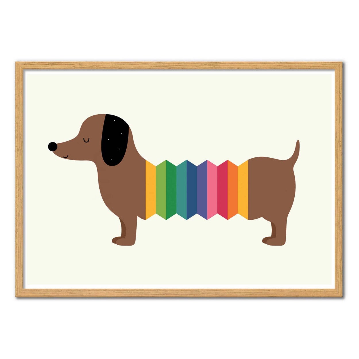 Art-Poster - Rainbow dog - Andy Westface - 50 x 70 cm - 4