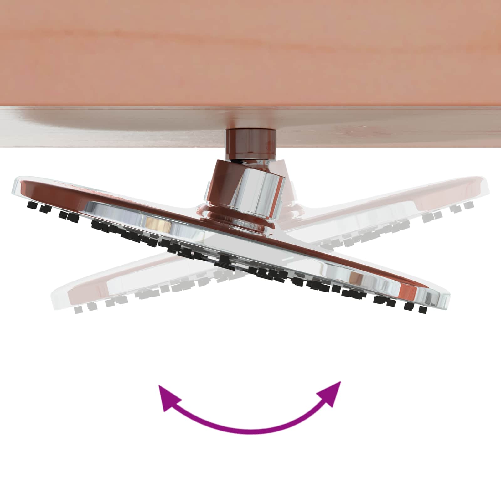 vidaXL Douche d'extérieur 226 cm Naturel - 8