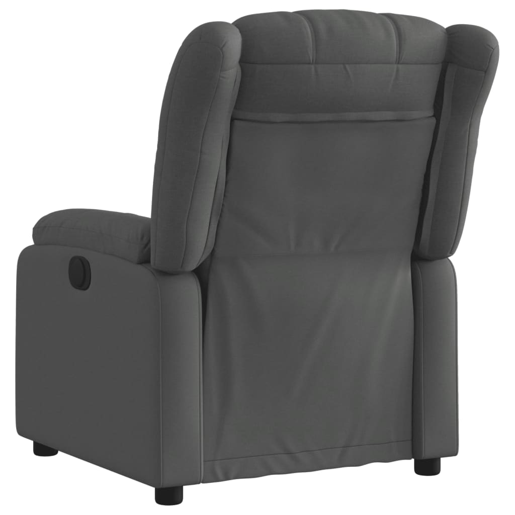 Fauteuil inclinable Gris foncé Tissu - COMFORTXL - 2