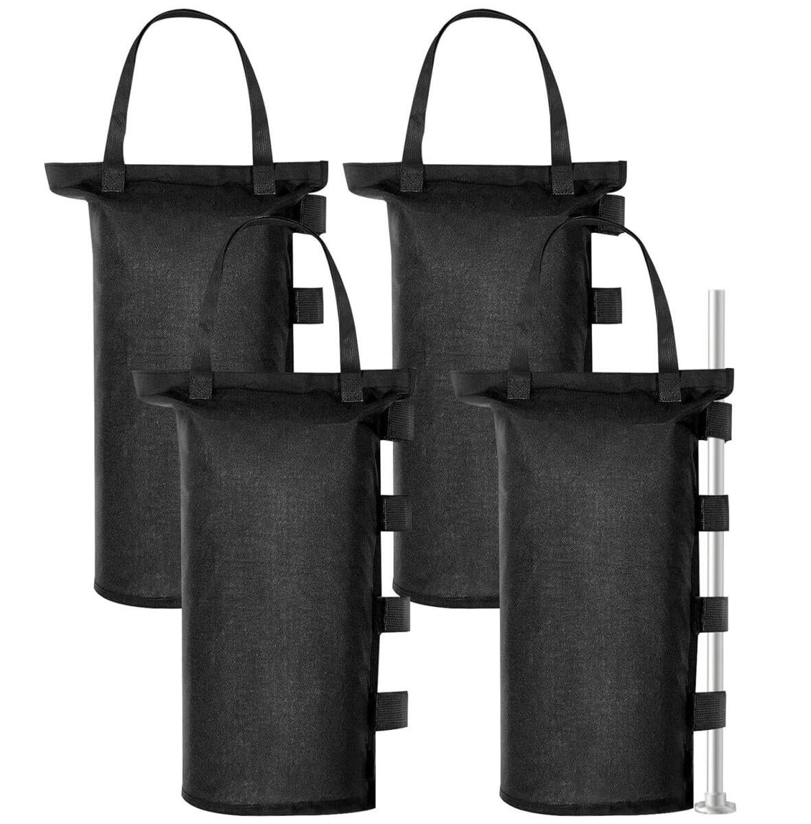 4 sztuki worków 600D Oxford o dużej nośności, wodoodpornych worków z piaskiem do namiotu altany ogrodowej (15 x 50 cm)