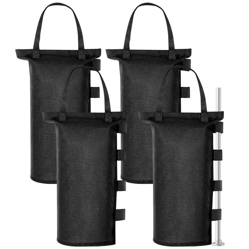 4 sztuki worków 600D Oxford o dużej nośności, wodoodpornych worków z piaskiem do namiotu altany ogrodowej (15 x 50 cm)