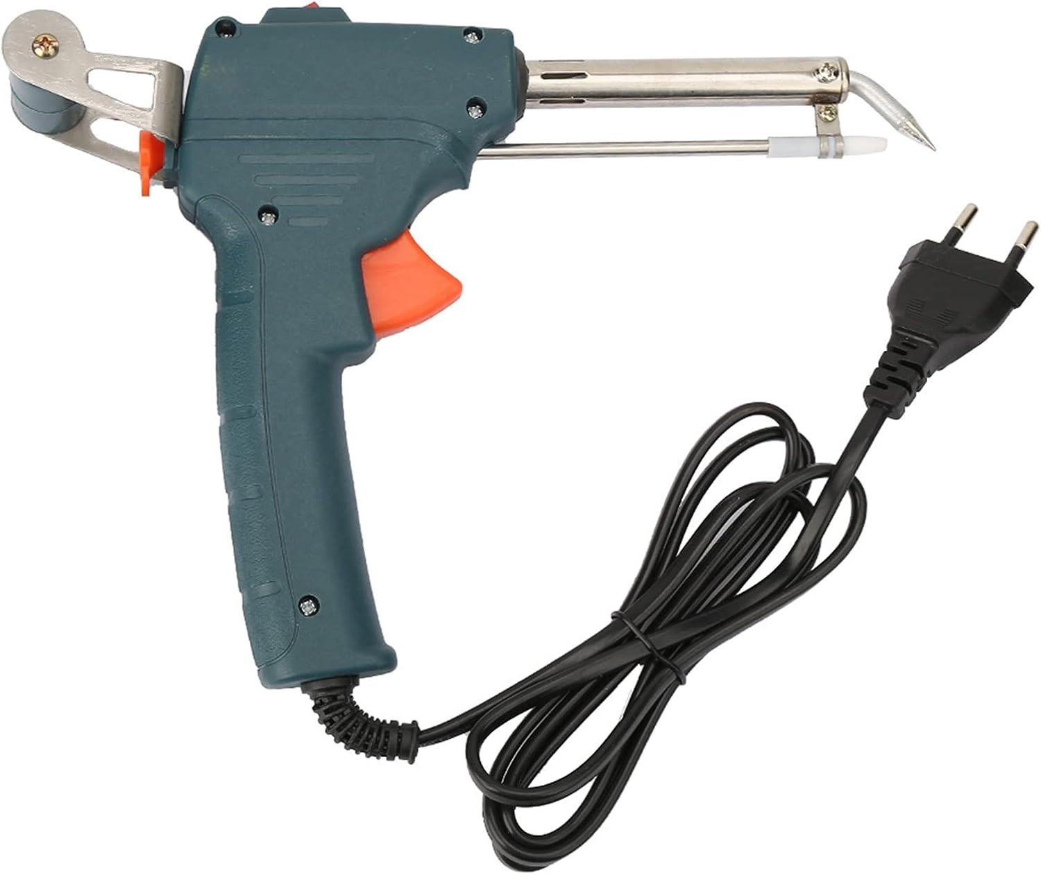 Automatyczny pistolet do lutowania, urządzenie cynowe do pistoletu do lutowania ze stopu aluminium ze wspornikiem EU 220V/60W do lutowania (#2)
