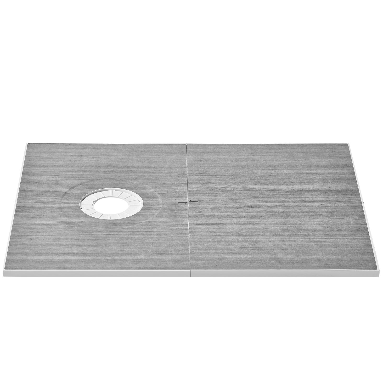 Wodoodporny zestaw brodzików prysznicowych 60" x 38" z zagęszczonym odpływem offsetowym VEVOR