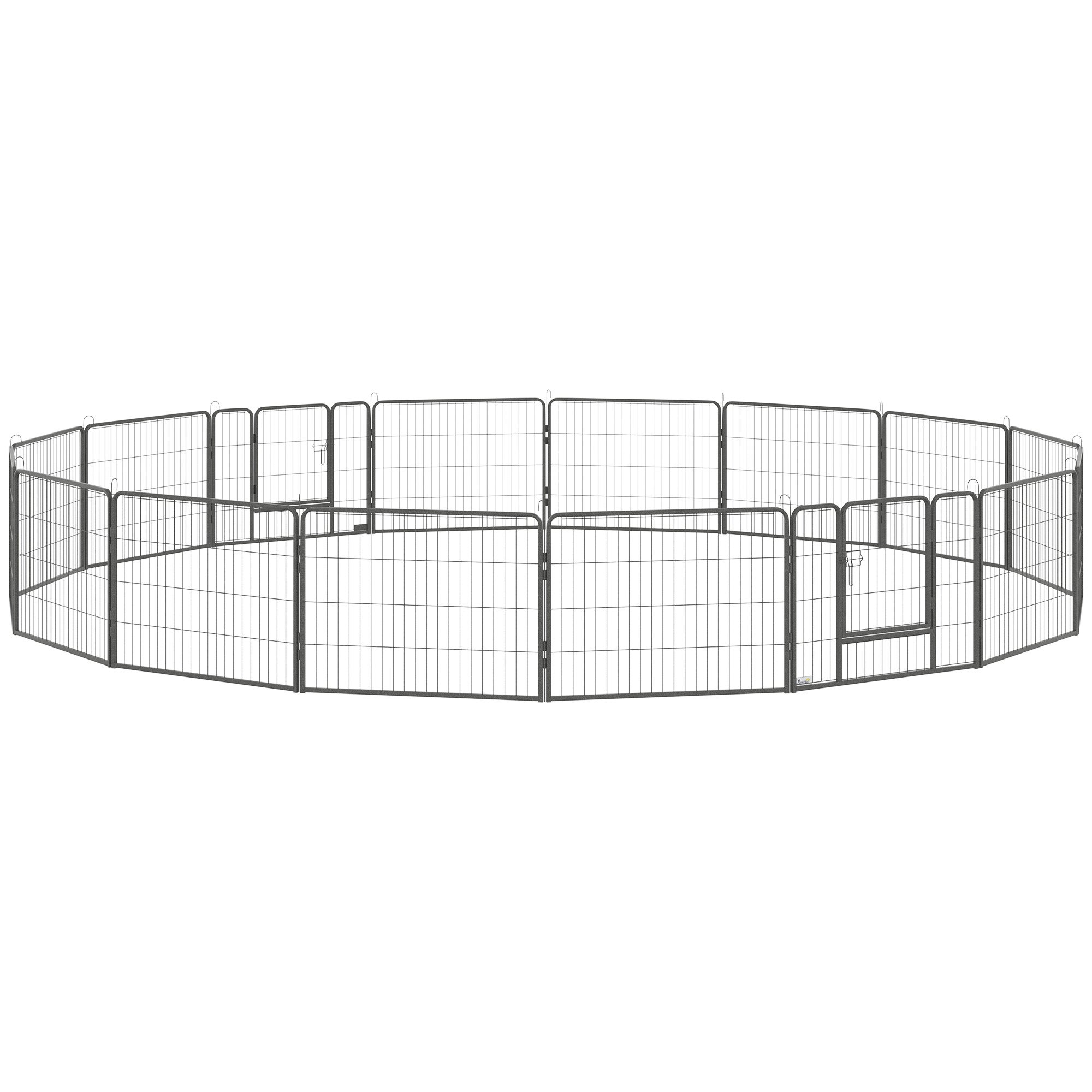 Corral Para Perros De 16 Paneles Cercado Seguro Para Cachorros Con ...