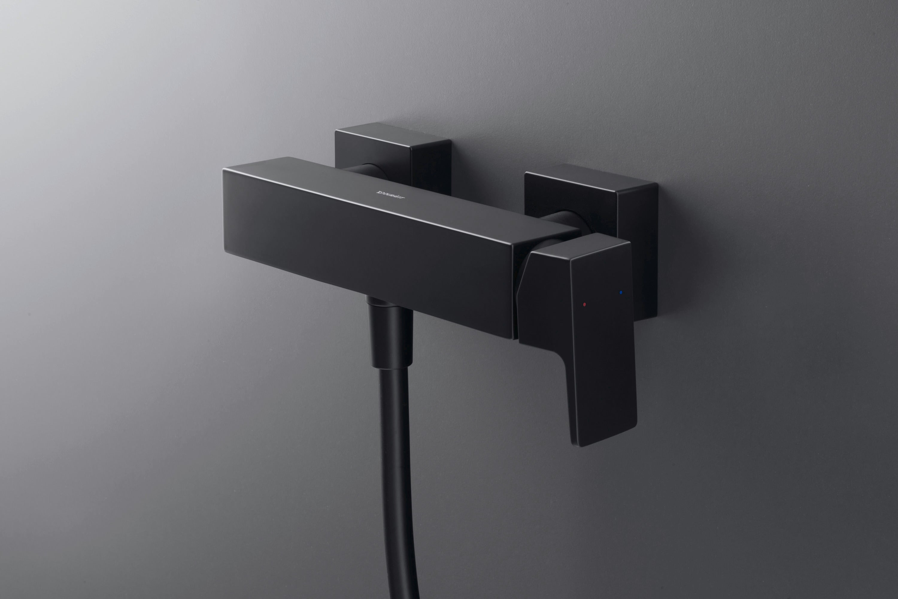Duravit Manhattan jednouchwytowa bateria natryskowa czarny mat