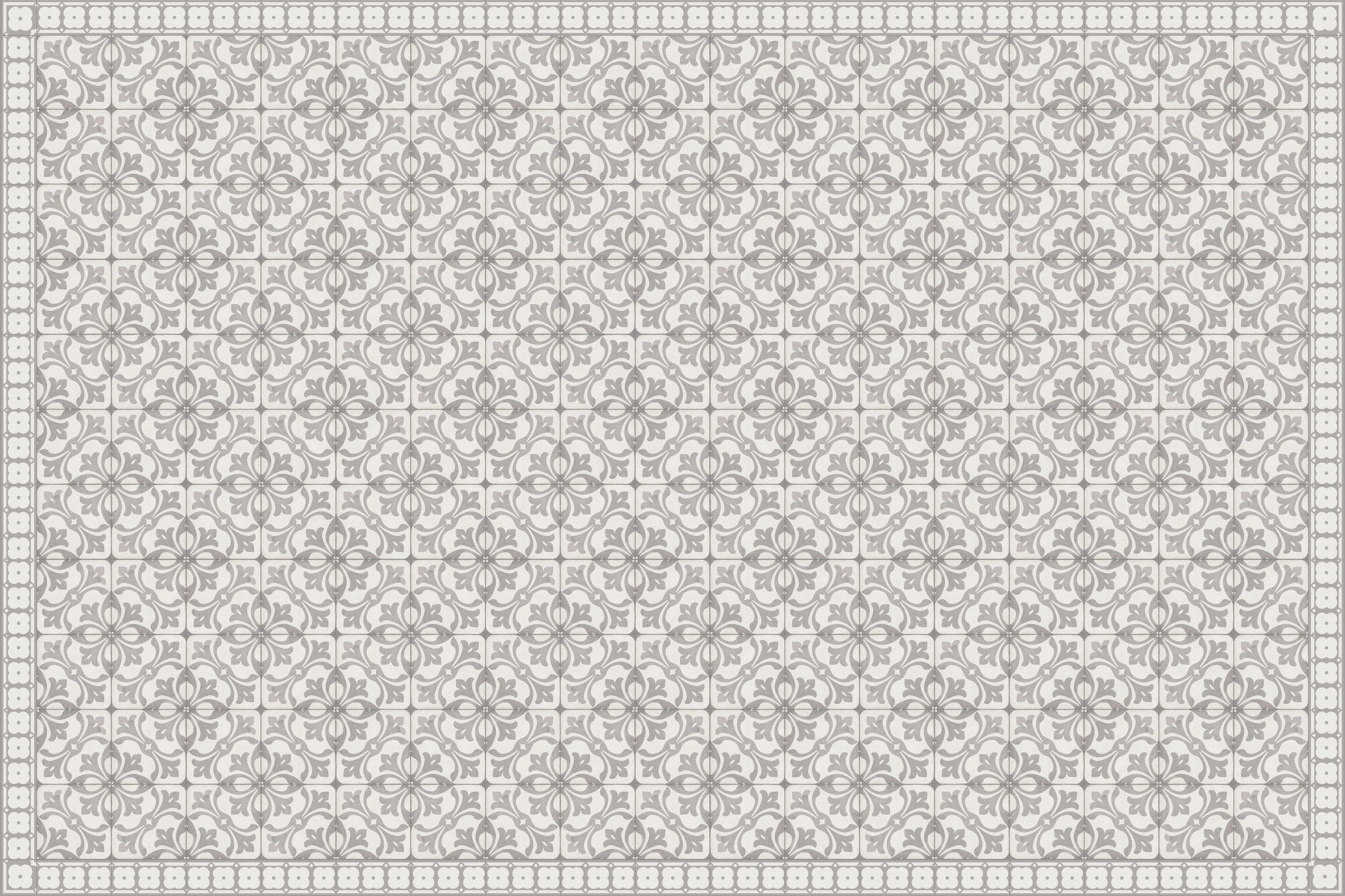 Winylowy dywan Ninette 200x300 cm - antypoślizgowy dywan z PVC, gładki nadruk, winylowy dywan do kuchni lub salonu, zmywalny