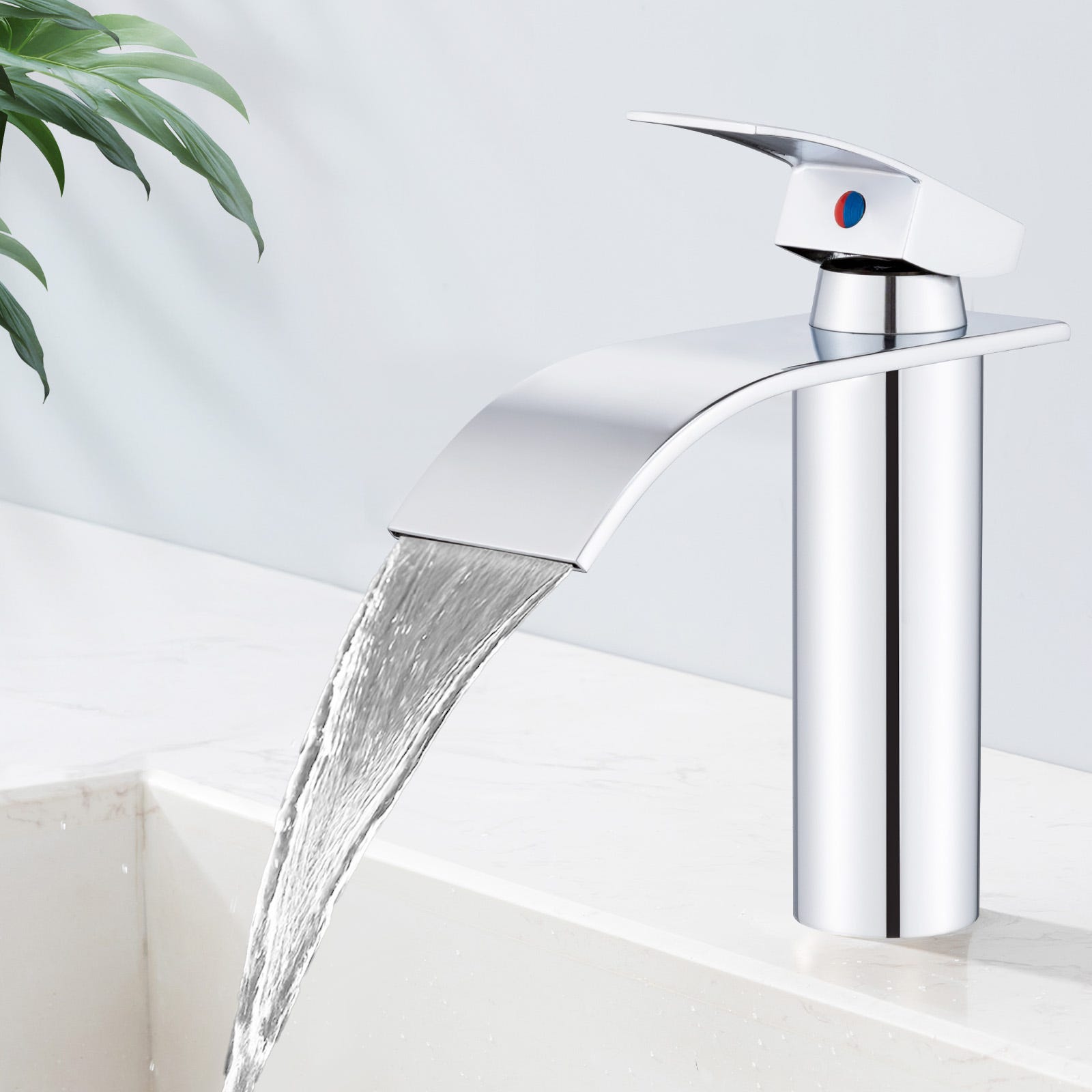 Rubinetto Alto Da Bagno Design Moderno A Cascata Miscelatore Monocomando Cromato TrAdE Shop Traesio Rubinetto Alto Da Bagno Design Moderno A Cascata Miscelatore Monocomando Cromato TrAdE Shop Traesio