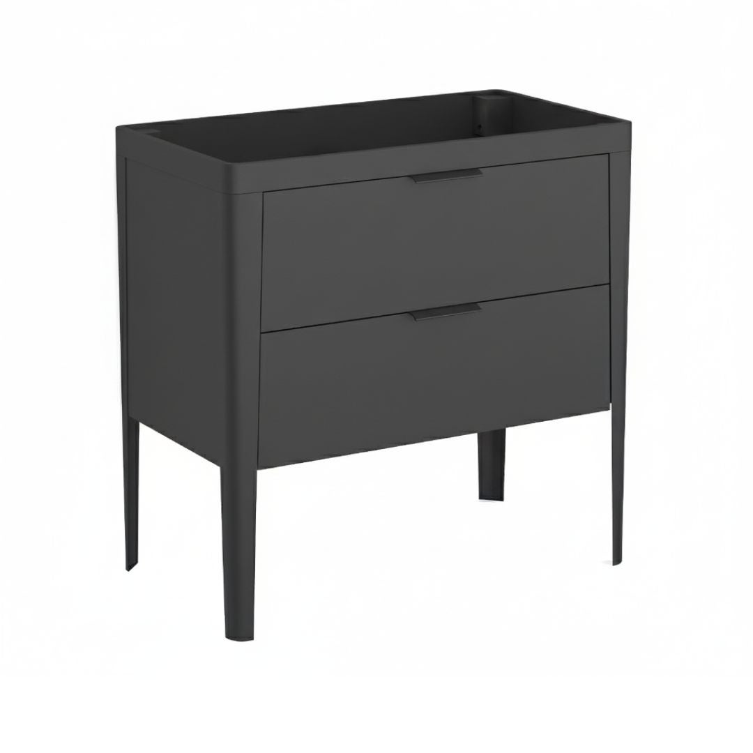 Szafka pod umywalkę VIBE 80 cm czarny mat