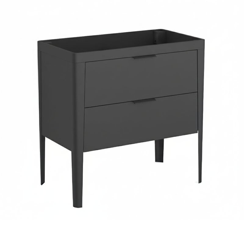 Szafka pod umywalkę VIBE 80 cm czarny mat