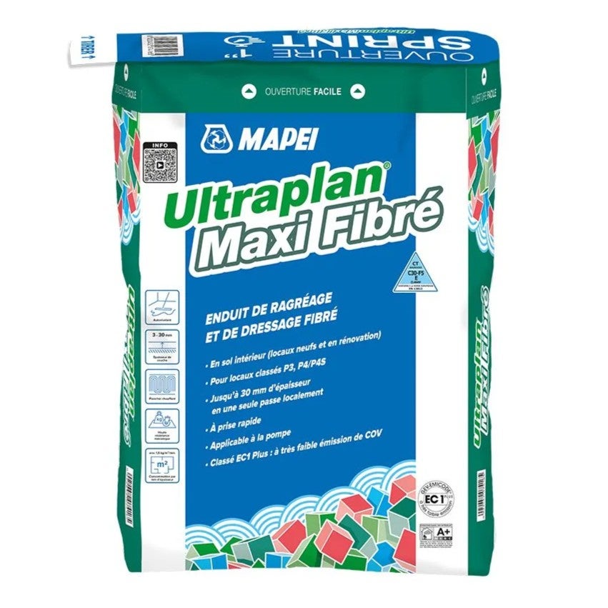 Ragréage autolissant ULTRAPLAN MAXI FIBRE - Sac 25 kg- réf : 1490025 ...