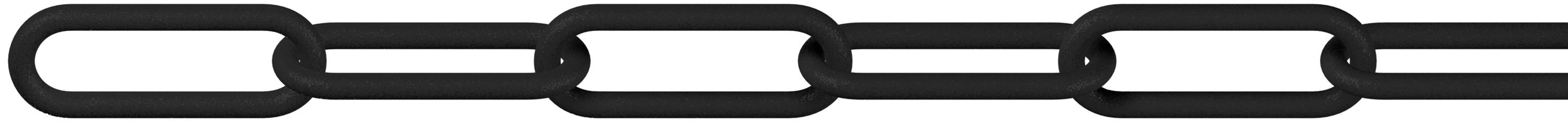 Łańcuch barierowy KS 6mm czarny, długi, rolka DE = 25 m
