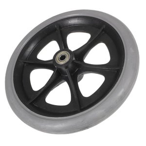 Lot De 2 Roues PVC 17,8 Cm Avec Roulements - Pour Tondeuse, Brouette, Camping-car