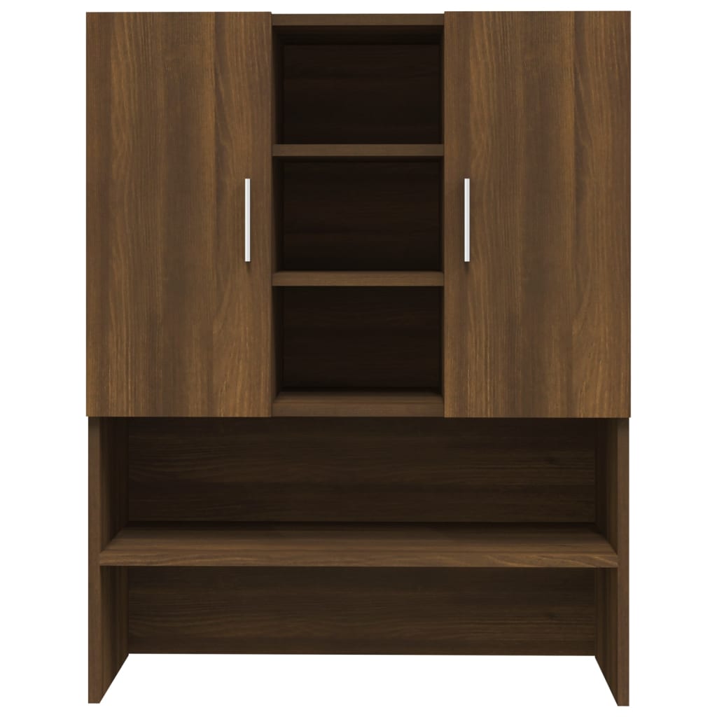 Maison Exclusive - Armario para lavadora color roble marrón 70,5x25,5x90 cm - 6