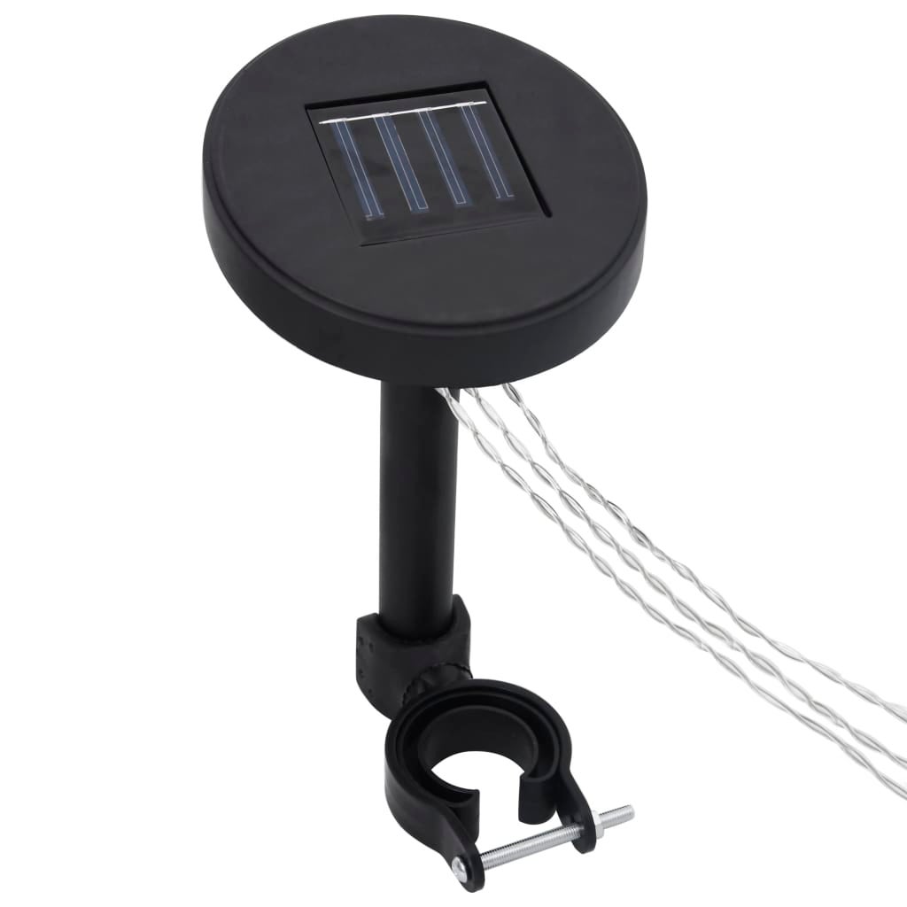 Tonnelle avec guirlande lumineuse à LED 4x3 m Crème Aluminium vidaXL - 6