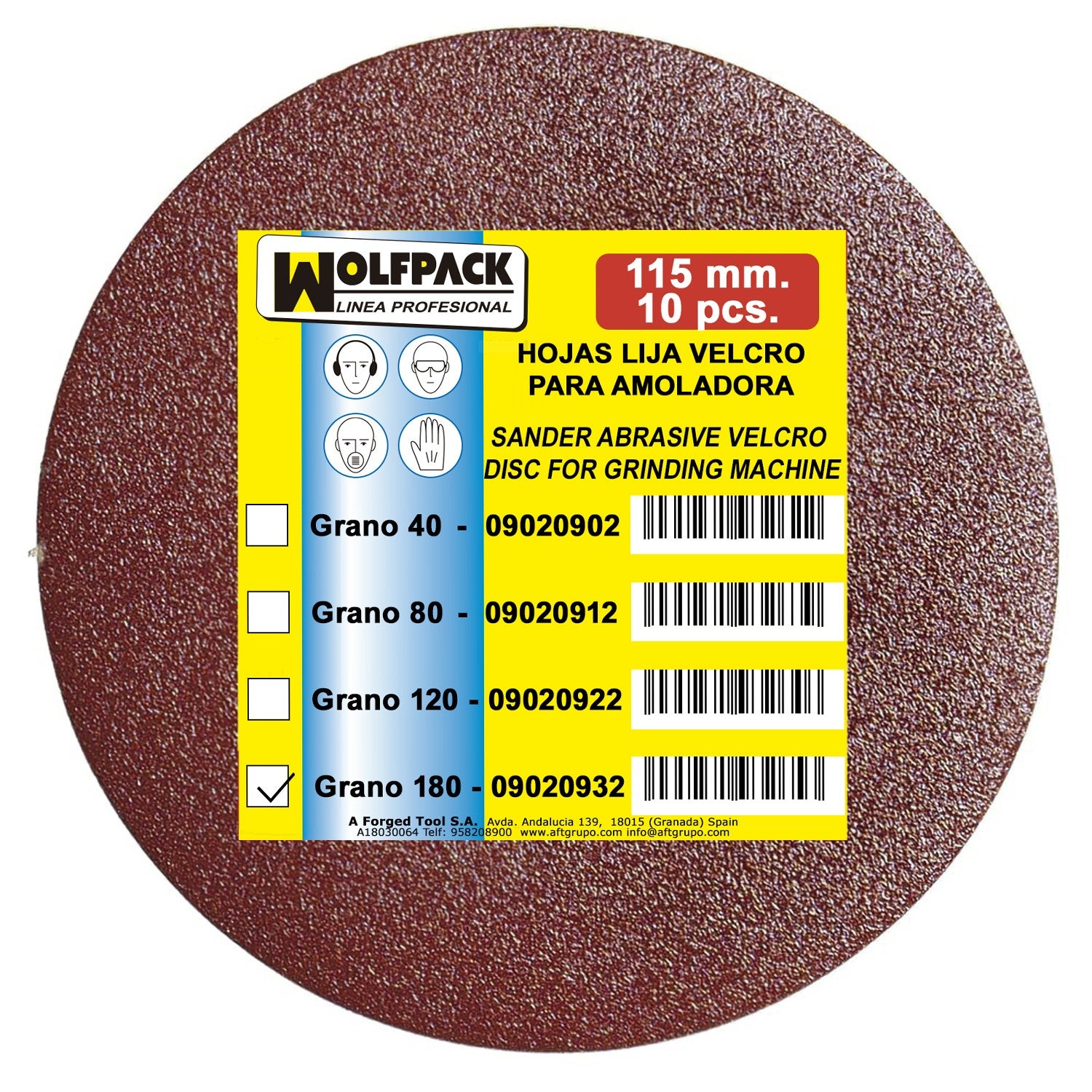 Fogli Carta Abrasiva Forata Con Velcro Per Levigatrici Fori A Circolo Grana 120 Blister Da Pz 6 84257586