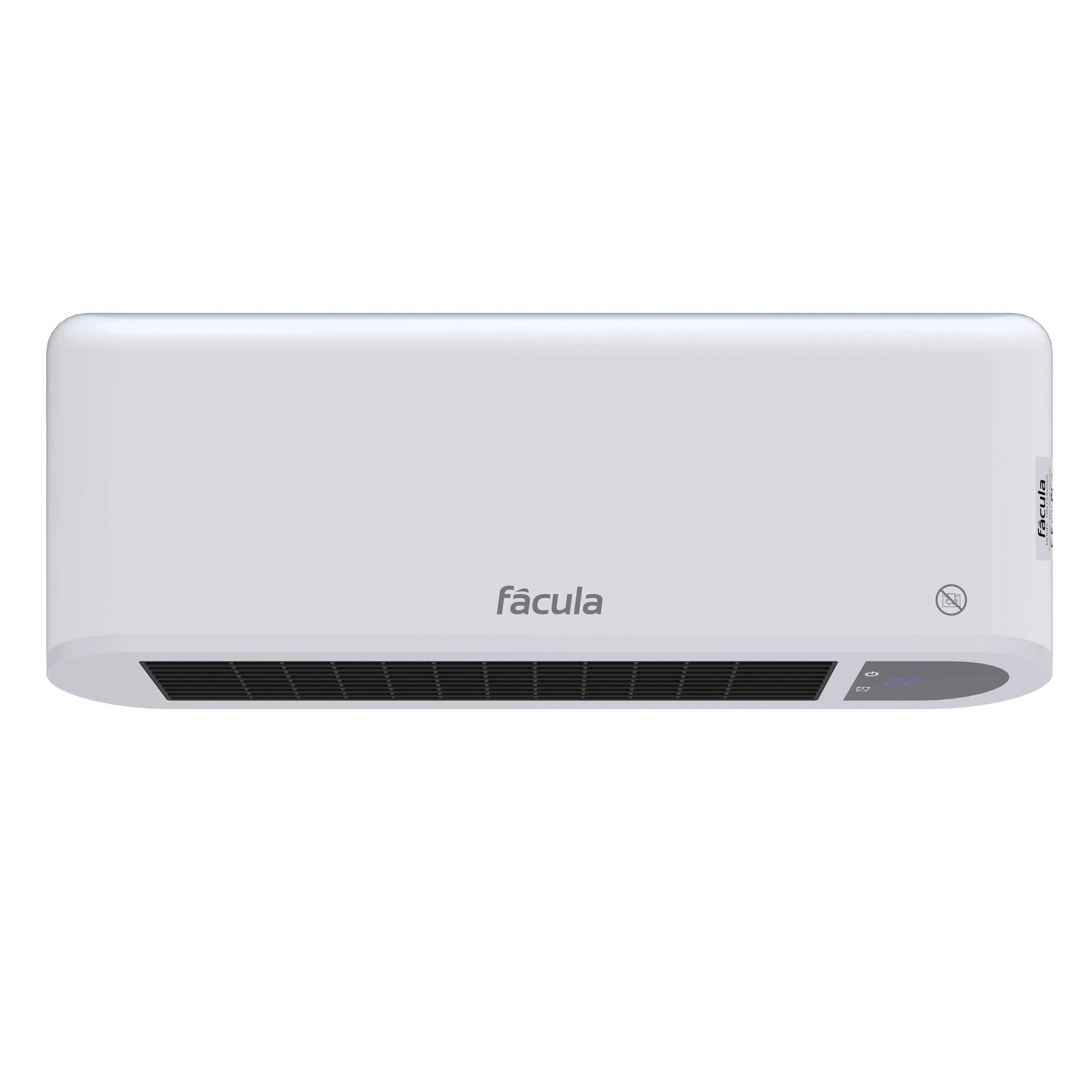 Fácula - Split Cerámico Programable Halcón | 2000w | Ventilación+Calefacción | Prog diaria/sem | Mando - 2