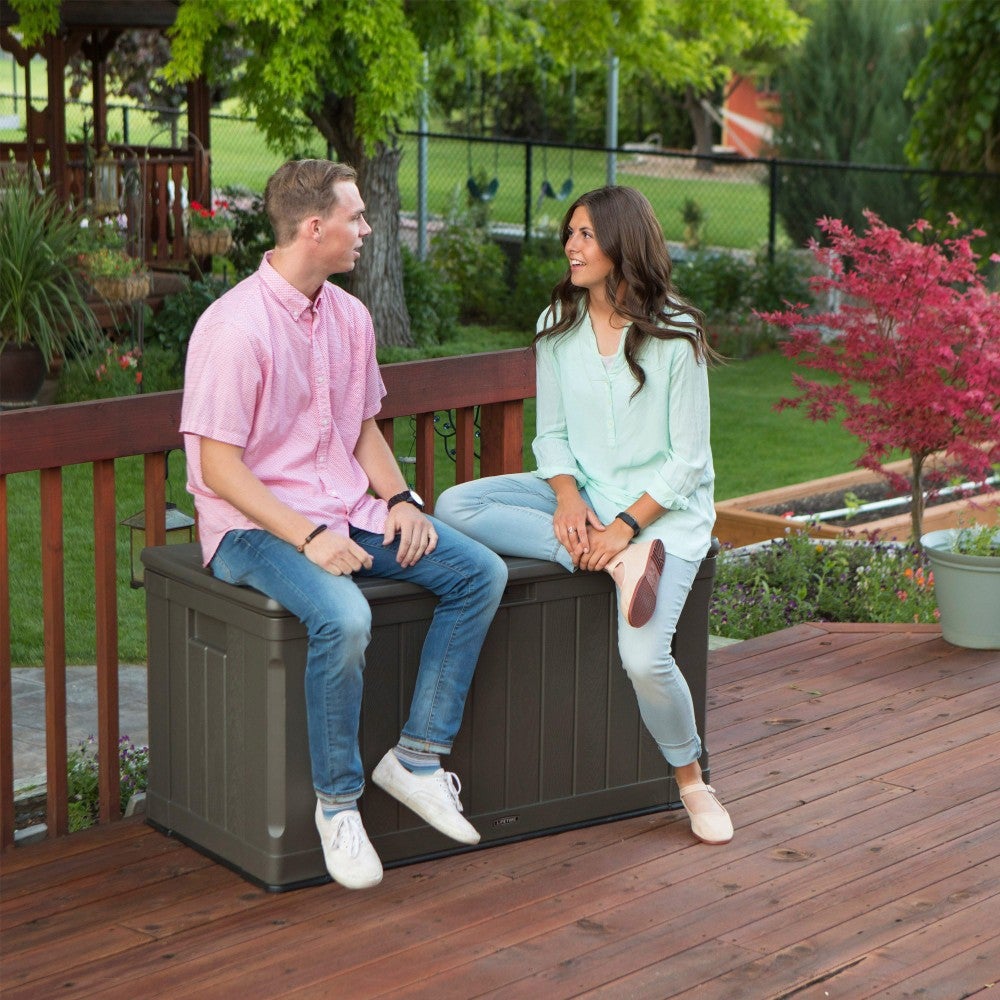 Caixa de armazenamento para jardim ultrarresistente (UV100+), marrom - 5