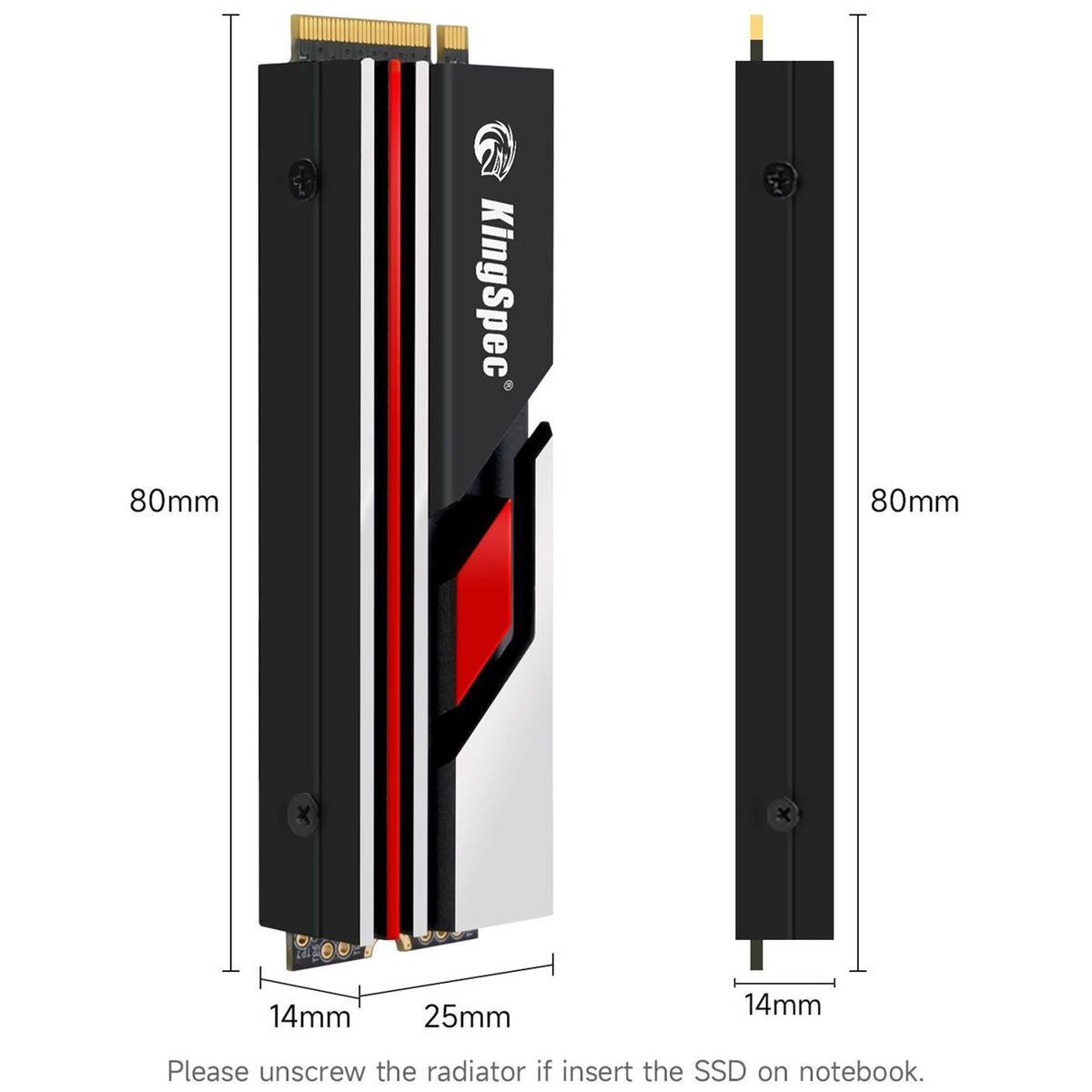 Dissipatore SSD M.2 Sabrent Per PS5 E PC - In Alluminio CNC Con Nastro Termico Incluso - Foto 6