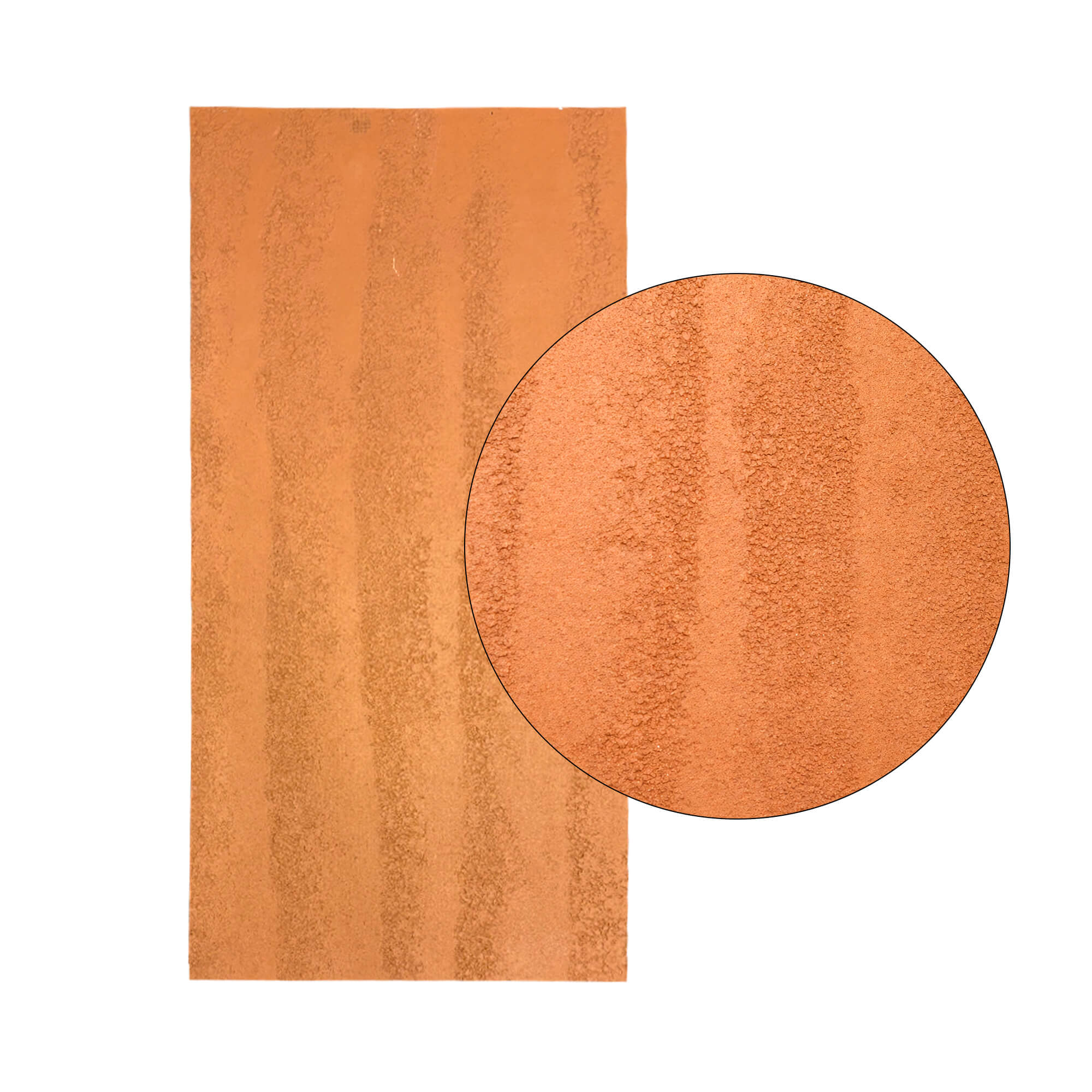 Pack x6 panel mural de piedra flexible natural sicilia rojo 120x60cm (4,32m²) revestimiento pared impermeable