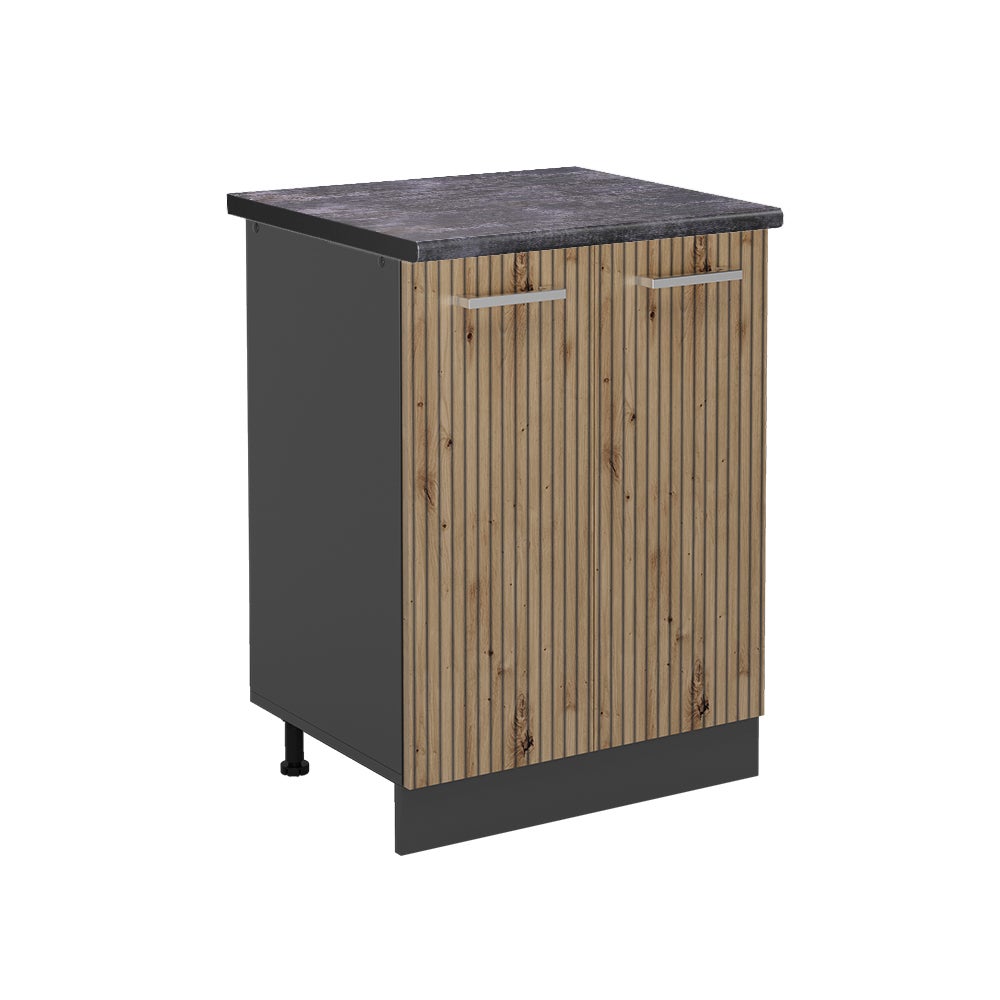 Vicco Szafki kuchenne R-Line, Dąb rzemieślniczy, 60 cm , BP Antracyt