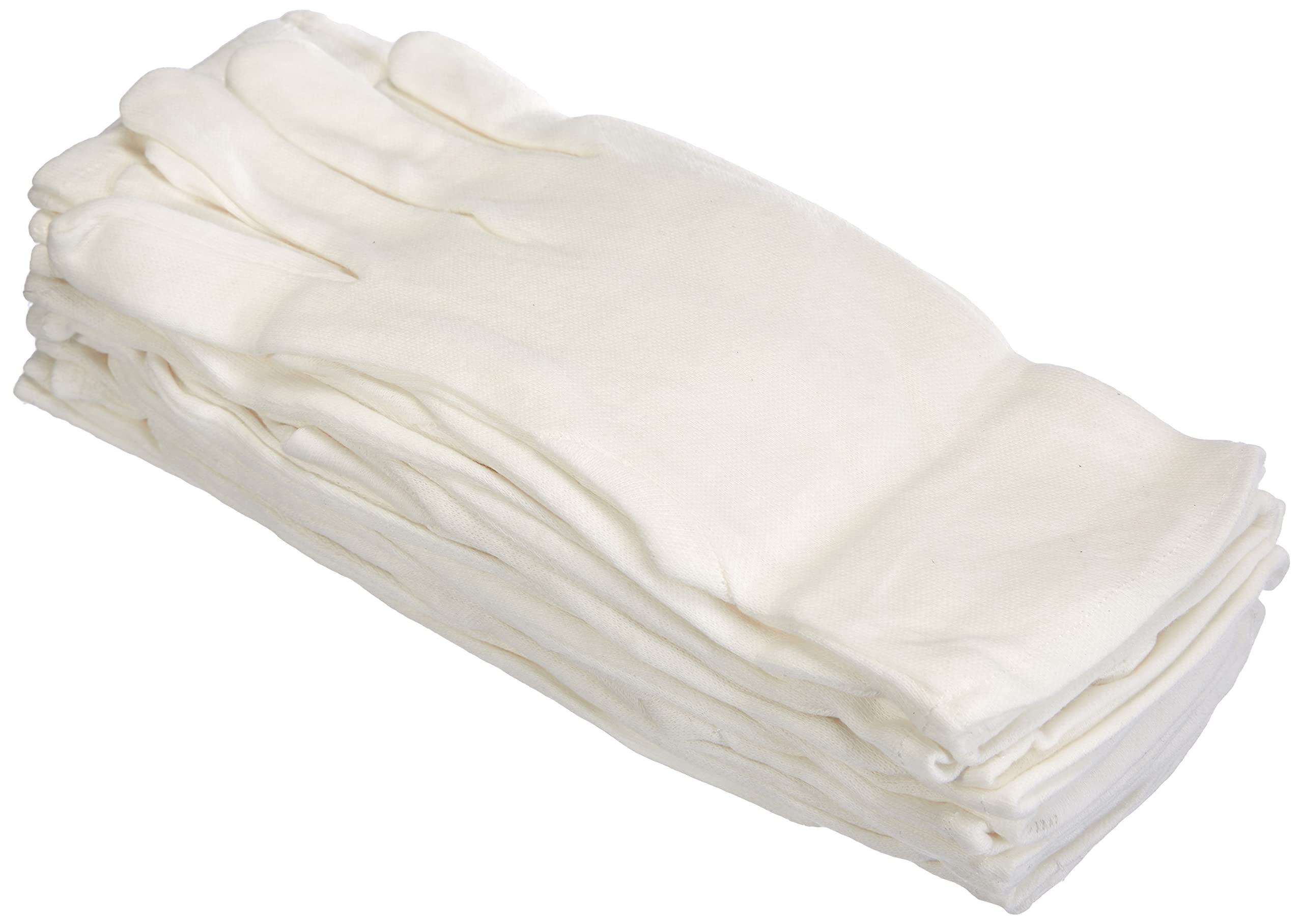 Papstar 12423 12 Paia di Guanti in Cotone Taglia L, Bianco - 3