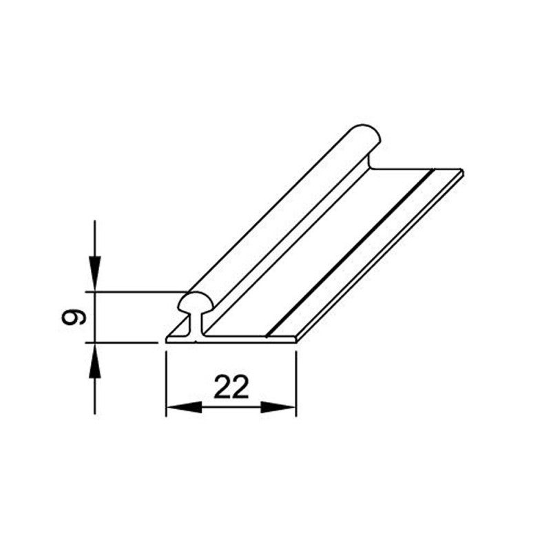 Rail en aluminium de 1,94 m pour SLID'UP 130 - 4